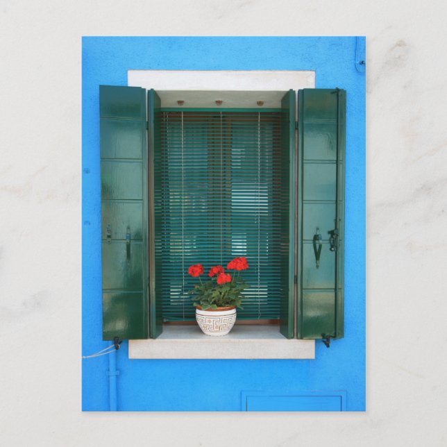 Fenster Postkarte (Vorderseite)