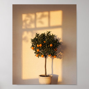 Fenster-Schatten-Kunst Nr. 2 Vintage-Gemälde Poster