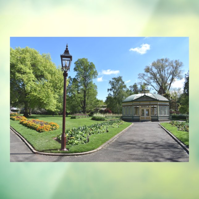 Fenster "Serene Ballarat Botanical Gardens" Fensteraufkleber (Blatt 3)
