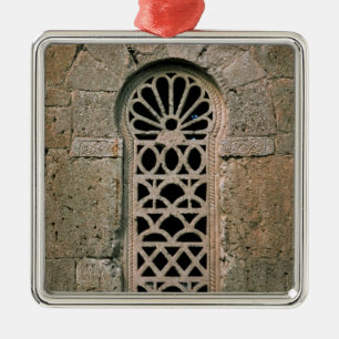 Fenster Tracery, von der Basilika San Juan Silbernes Ornament