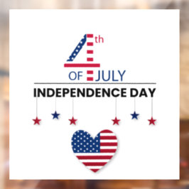 Fenster "Unabhängigkeitstag" Fensteraufkleber