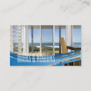 Fenster- und Türinstallateure Bau Visitenkarte