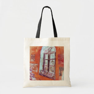 Fenster von Vincent van Goghs Atelier im Asyl Tragetasche