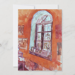 Fenster von Vincent van Goghs Atelier in der Ansta