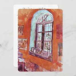 Fenster von Vincent van Gogh's Studio am Asyl Einladung