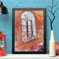 Fenster von Vincent van Gogh's Studio am Asyl