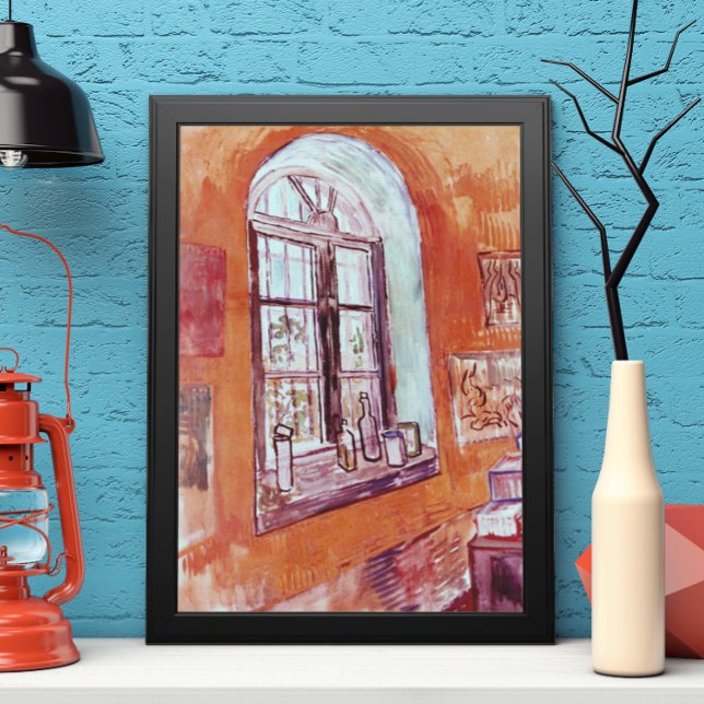 Fenster von Vincent van Gogh's Studio am Asyl Poster (Von Creator hochgeladen)