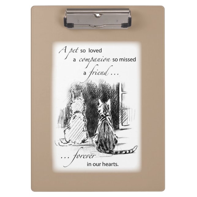 Fenster zum Aussehen von Hunden und Katzen, Beilei Klemmbrett (Vorderseite)