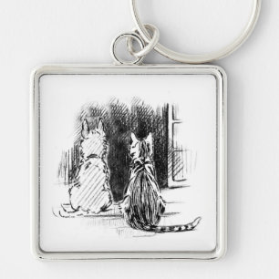 Fenster zum Aussehen von Hunden und Katzen, Beilei Schlüsselanhänger