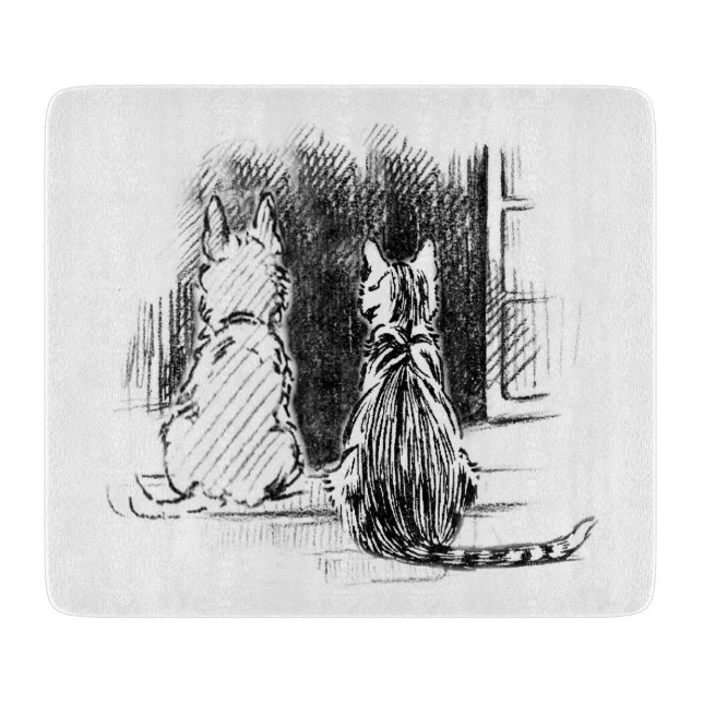 Fenster zum Aussehen von Hunden und Katzen, Beilei Schneidebrett (Vorderseite)