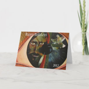 Fenster zum Soul Feiertagskarte