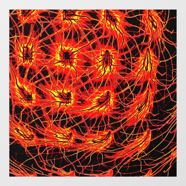 Fensteraufkleber (Blatt)