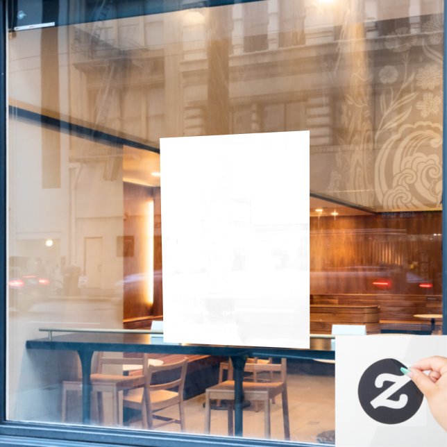 Fensteraufkleber (Café-Fenster)