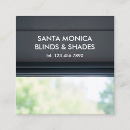 Fensterblindfarben mit benutzerdefinierter QR Quadratische Visitenkarte