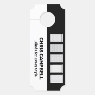 Fensterblindfarben mit benutzerdefinierter QR Türanhänger