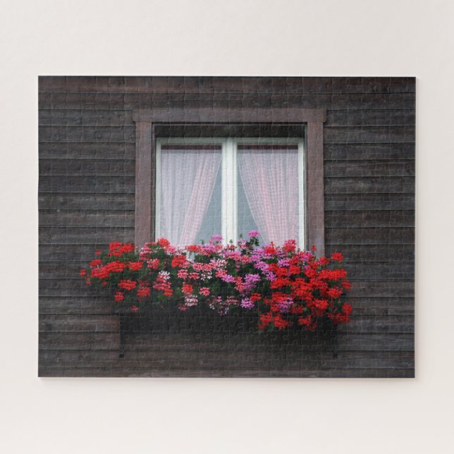 Fensterblumen Puzzle (Horizontal)