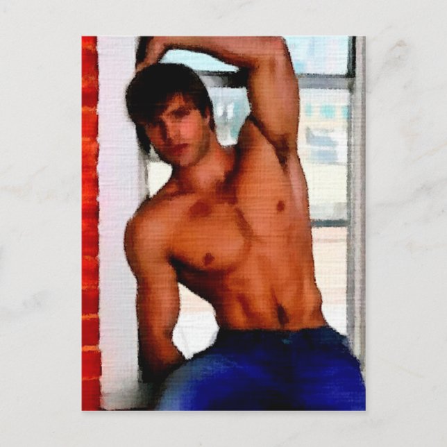 Fenstereinkauf Postkarte (Vorderseite)