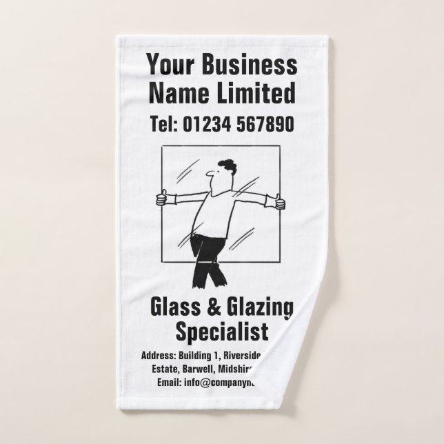 Fensterglas und glänzendes Design Handtuch (Handtuch)