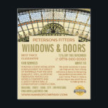 Fensterheber, Fenster- und Türklassehersteller Flyer<br><div class="desc">Window Arch,  Window & Door Fitter Company Werbung Flyer durch den Business Card Store.</div>