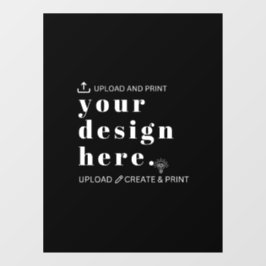 Fensterheber für das Hochladen des Designs 18" x 2 Fensteraufkleber