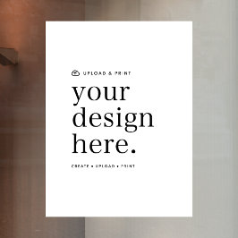 Fensterheber für das Hochladen des Designs 18" x 2 Fensteraufkleber