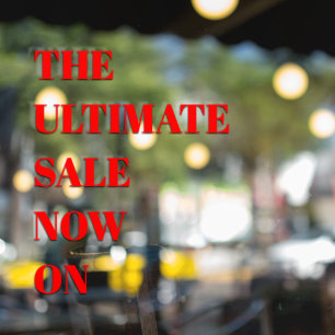 Fensterheber für moderne Schaufenster Fensteraufkleber