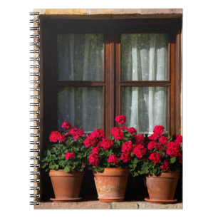 Fensterheber in Blume Notizblock