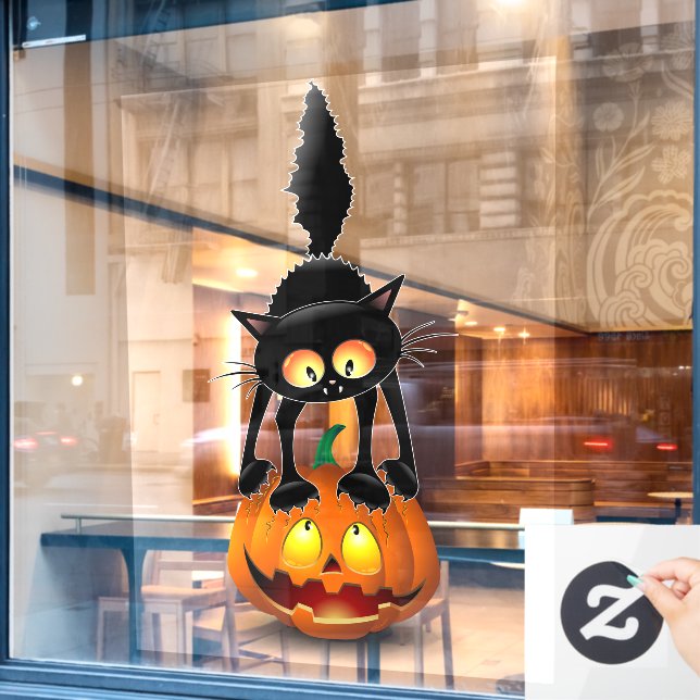 Fensterklammer Fensteraufkleber (Café-Fenster)