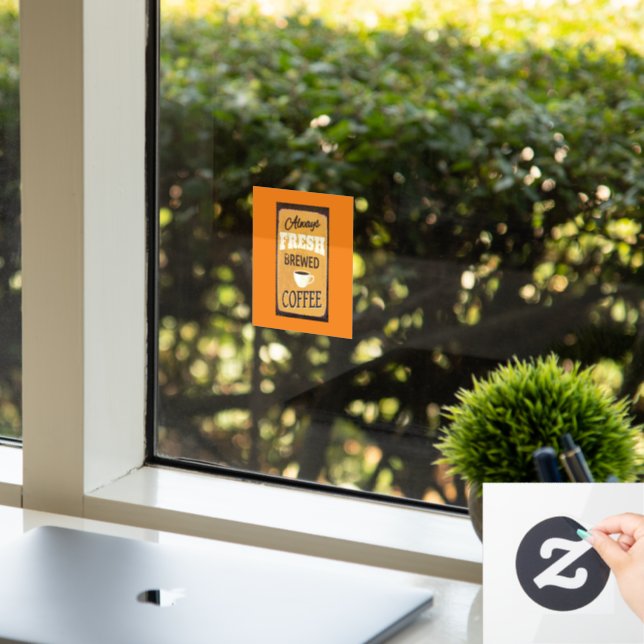 Fensterklammer Fensteraufkleber (Büro)