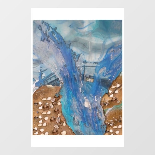 Fensterklammer Fensteraufkleber (Blatt)