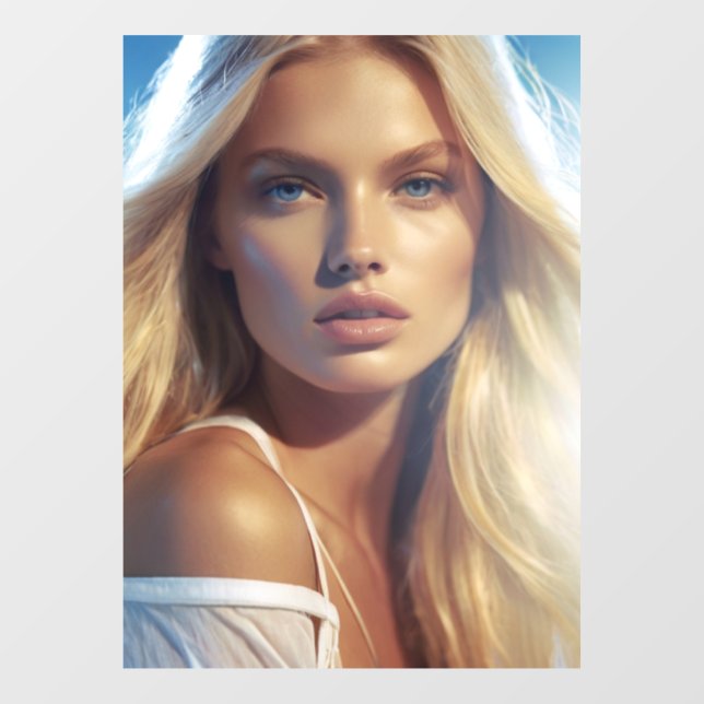 Fensterklammer Fensteraufkleber (Blatt)