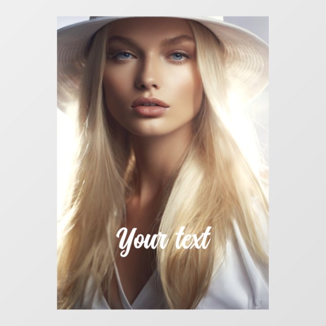 Fensterklammer Fensteraufkleber (Blatt)