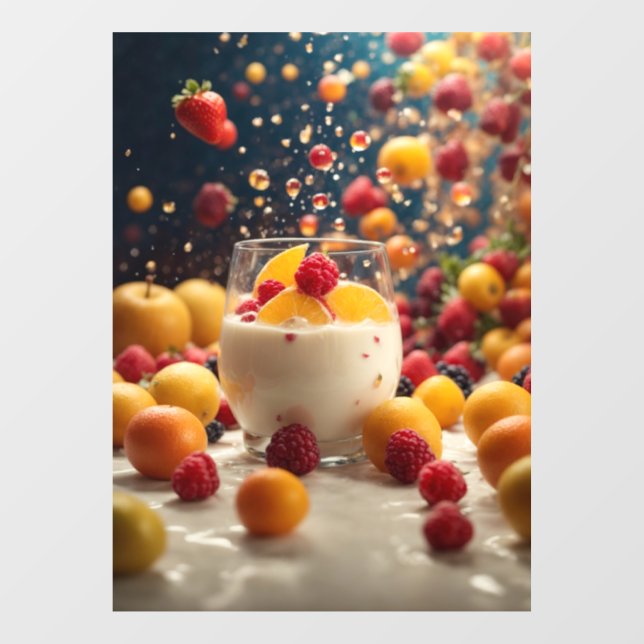 Fensterklammer Fensteraufkleber (Blatt)