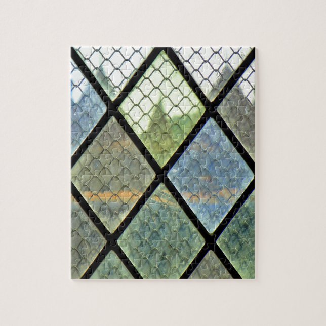 Fensterkunst Puzzle (Vertikal)