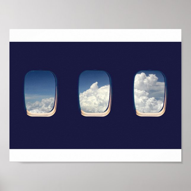 Fensterplatz Poster (Vorne)