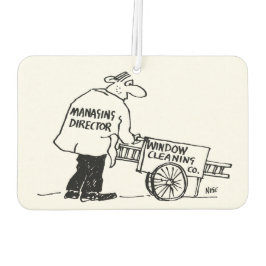 Fensterreiniger mit Fensterreinigungskarte Autolufterfrischer