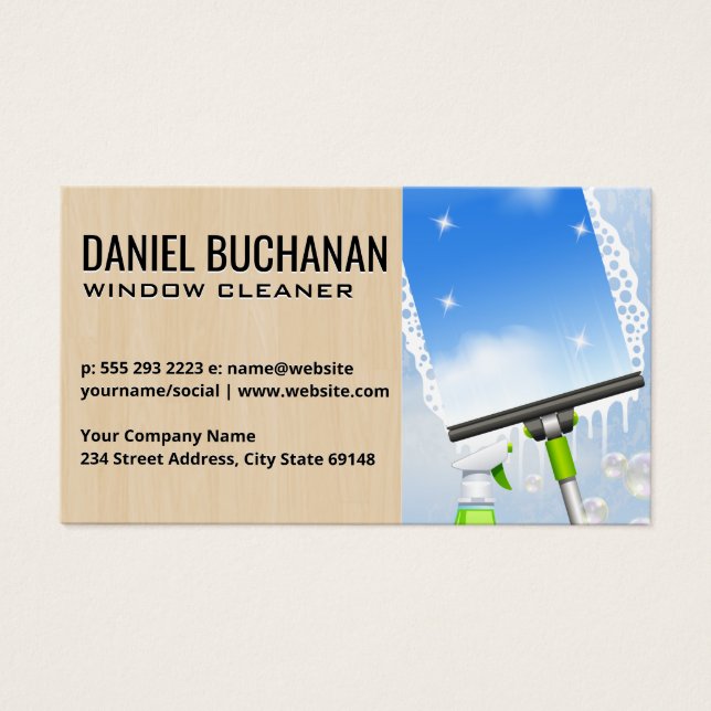 Fensterreinigung | Seifenblasen (Vorderseite)