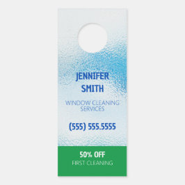 Fensterreinigung Türanhänger