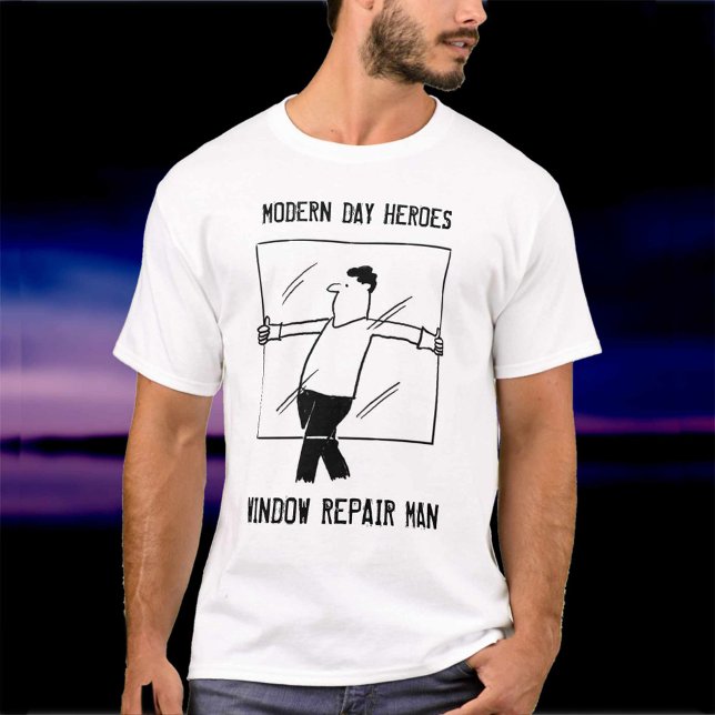 Fensterreparaturmann T-Shirt (Von Creator hochgeladen)