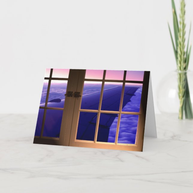 Fenstersitz Karte (Vorderseite)