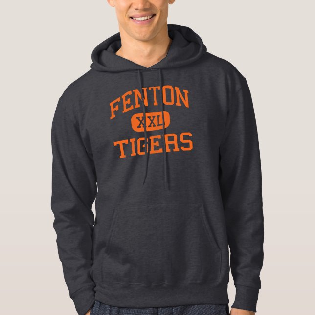 Fenton - Tiger - Highschool - Fenton Michigan Hoodie (Vorderseite)