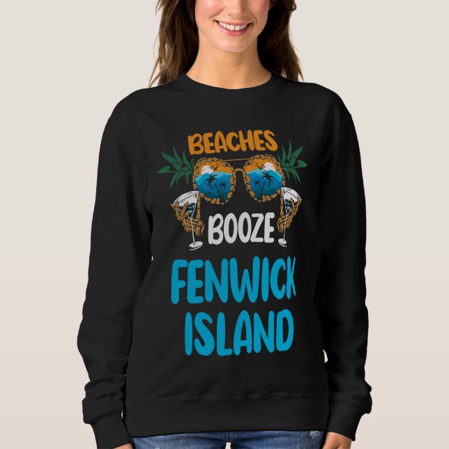 Fenwick Island Delaware Beaches Vacation Party Mat Sweatshirt (Vorderseite)