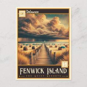 Fenwick Island, Delaware Vintage Postkarte