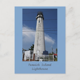 Fenwick Island Lighthouse Postcard Postkarte