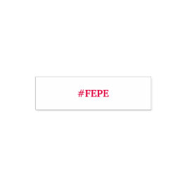#FEPE RED INK BRIEFMARKE PERMASTEMPEL