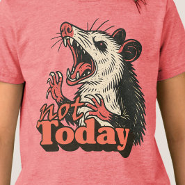 Feral Angry Possum noch nicht Typografie Kinder Tri-Blend Shirt