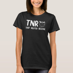 Feral Cat Tnr Trap Neuter Release Awareness T-Shirt