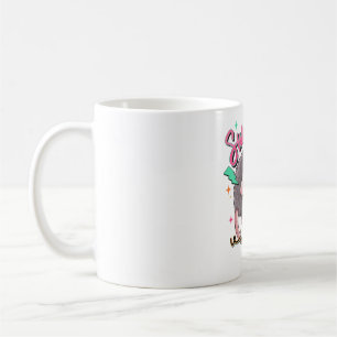 Feral Girl Summer Funny Opossum Kaffeetasse