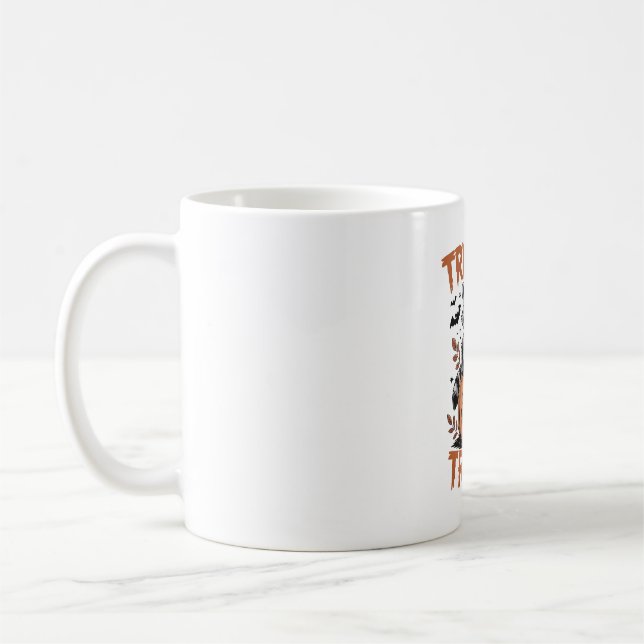 Feral Halloween Trick oder Trashy Kaffeetasse (Links)