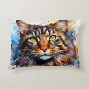 Feral Maine Coon Dekokissen